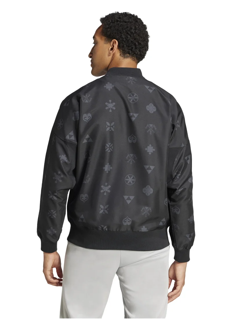 Adidas Bloom Sky Print Woven Bomber Jacket