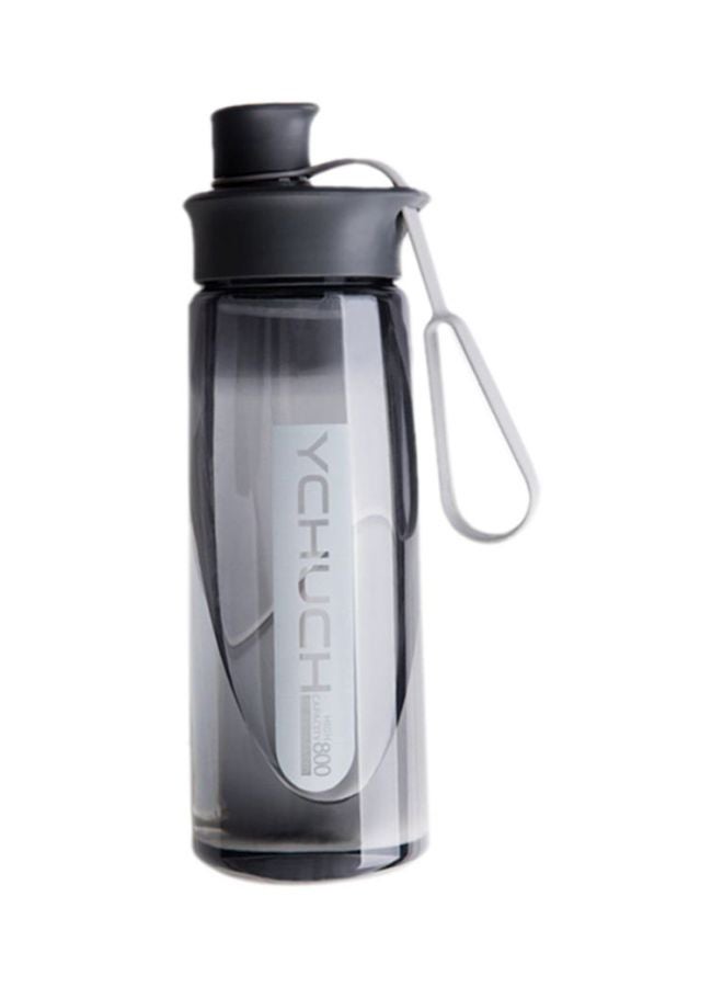 Water Bottle With Tea Infuser Plastic Cup Grey 