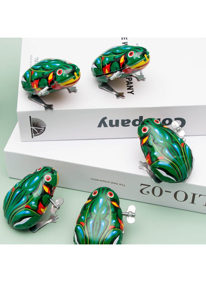 Murcia Metal Frog Toy Wind-up Animal 708090 Nostalgic Bouncy Frog For Childhood, Back-to Reward Small Gift - Image 4