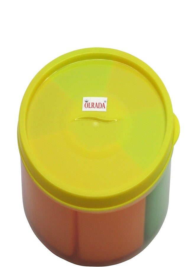 OLRADA علبة بهارات/ماسالا أولرادا بسبعة أقسام (متعددة الألوان) قطعة واحدة - Image 2