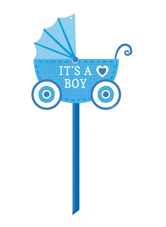 Amscan Baby Boy Generic Yard Sign, Baby Shower Party Decorations