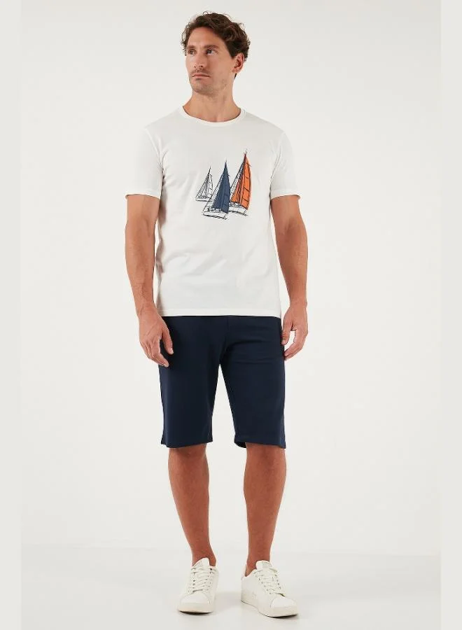 Buratti  Buratti Cotton Regular Fit Normal Waist Tied Short Men's SHORT 5908021 for Men | Best Price UAE