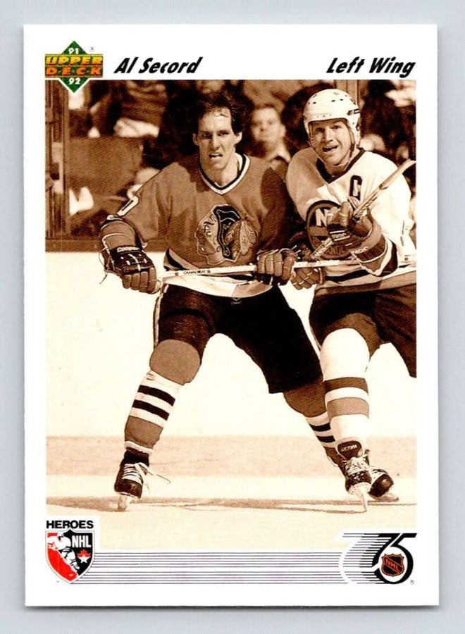 Upper Deck 1991-92 Upper Deck #635 Al Secord HERO - Image 1