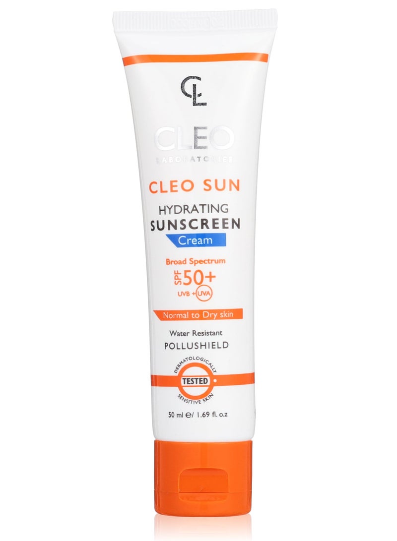 Cleo Sun Hydrating Sunscreen Cream 50SPF 50ml