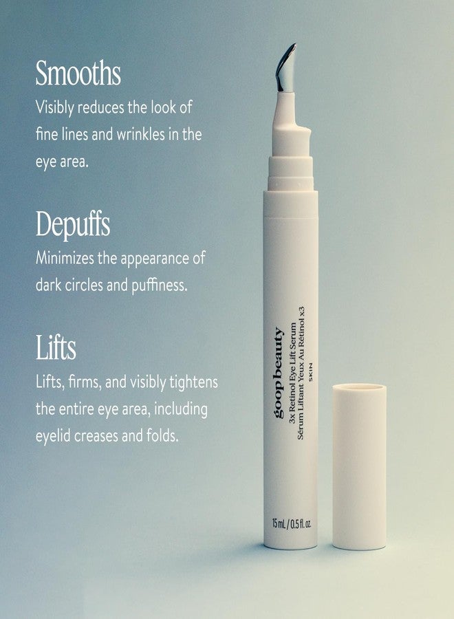 goop Beauty 3x Retinol Eye Lift Serum | Fine Lines and Wrinkles Treatment | 0.5 fl oz - Image 2