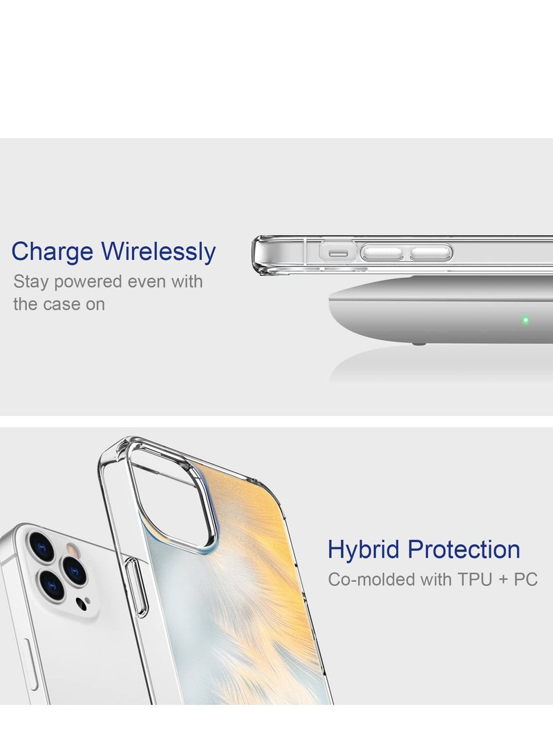 TLAXCA for iPhone 15 Pro Max Case with 2 x Tempered Glass Screen Protector 1 x Universal Cell Phone Lanyard Fashionable Design Phone Cover for Women Girls Gradient Color - Image 5