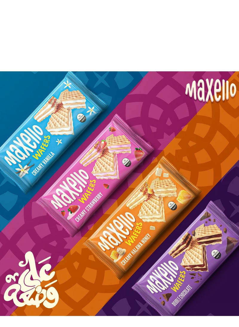 Maxello Wafer fingers filled with Strawberry 4 Packet 12 pcs  - Image 4