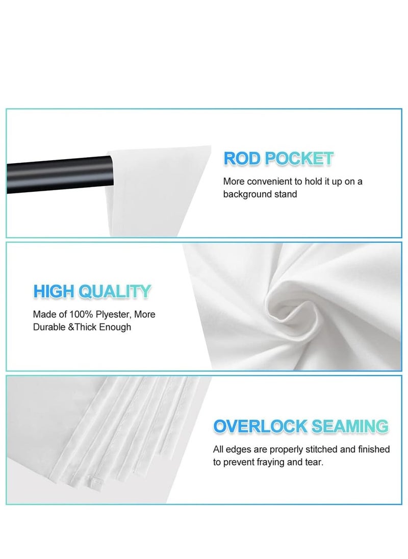 Background for Photography Backdrop Kit with Stand 200 x 200 cm Portable White Screen Backdrop with Stand kit Background with Stand Carrying Bag Clamp for Streaming Video Zoom Green Screen Photo Background for Photography Studio
