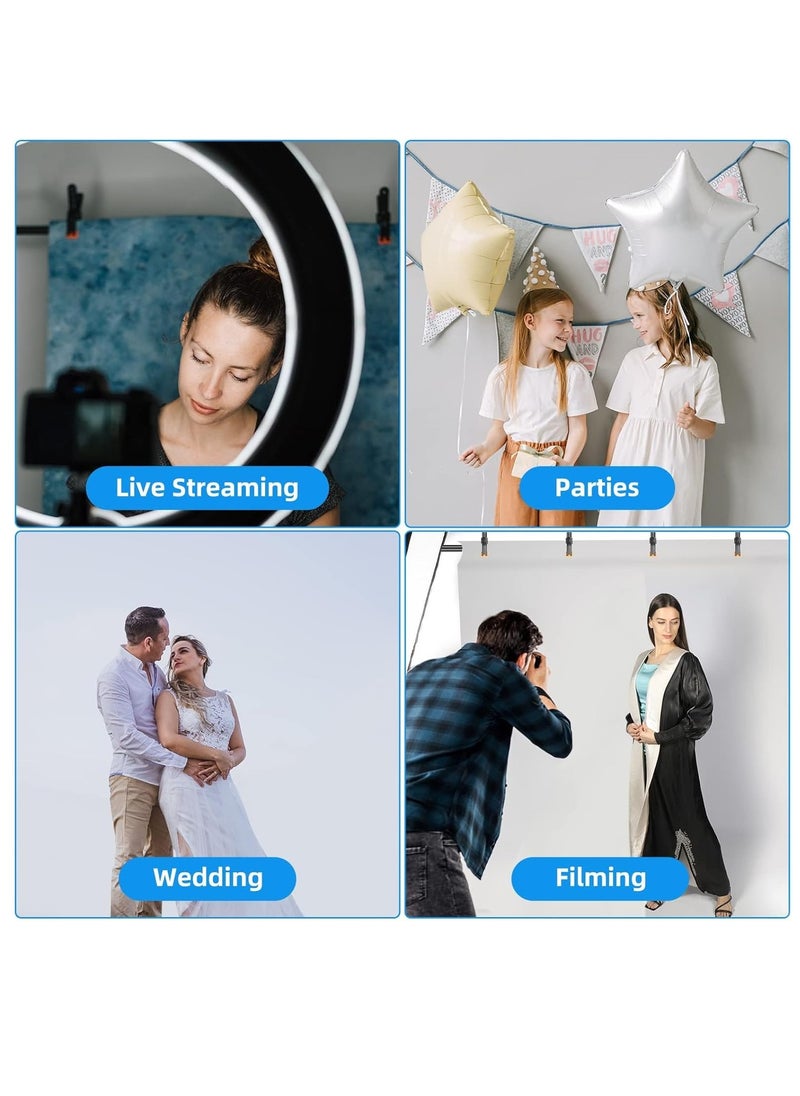 Background for Photography Backdrop Kit with Stand 200 x 200 cm Portable White Screen Backdrop with Stand kit Background with Stand Carrying Bag Clamp for Streaming Video Zoom Green Screen Photo Background for Photography Studio