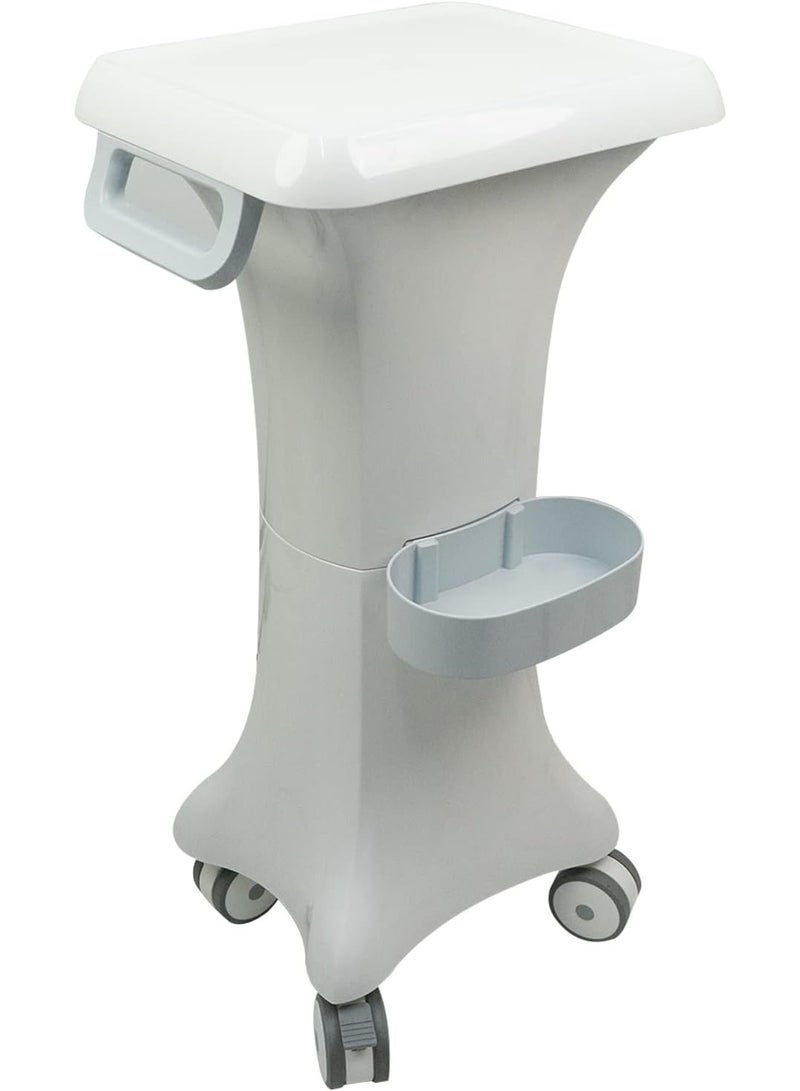 Meishida Hydra Facial Machine Beauty Cart Rolling Trolley Stand w/Handle Wooden Tray Lockable Wheels 360° Free Rotation for Beauty Clinic Salon Spa Equipment  - Image 1