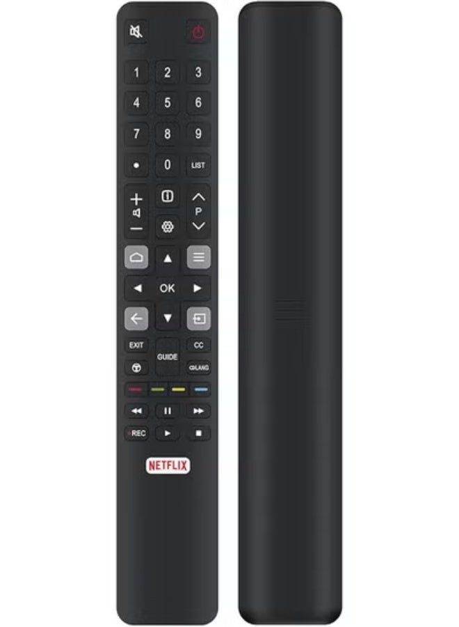 ELTRAZONE 06-IRPT45-ERC802NP RC802N YLI8 Replacement Remote Control Compatible with TCL Android LED TVs – Fits Models LED32S6500S, LED32S6550S – Full-Function Remote for Easy Navigation, Quick Setup, Durable Design, Seamless Smart TV Control - Image 3