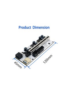 Generic EUROMAX PCIE 1X to16X riser card version 010x graphics extension powered riser adapter card with 24in USB 3.0 Extension cable for gpu mining (6pcs pack)  - Image 3