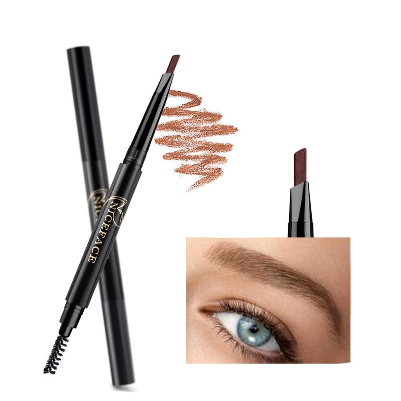 Eyebrow Pencil Light Brown Double Ended Precision Waterproof Brow Cruelty FreeLight Brown 4