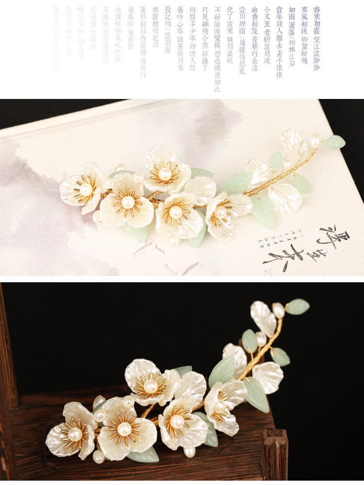 ZUGAD Wedding Hair Clip Hair Accessories for Women Handmade Flower Rhinestone Headpiece Hair Pins for Bridal Bridesmaid Girls 1pc Multi Color - Image 5
