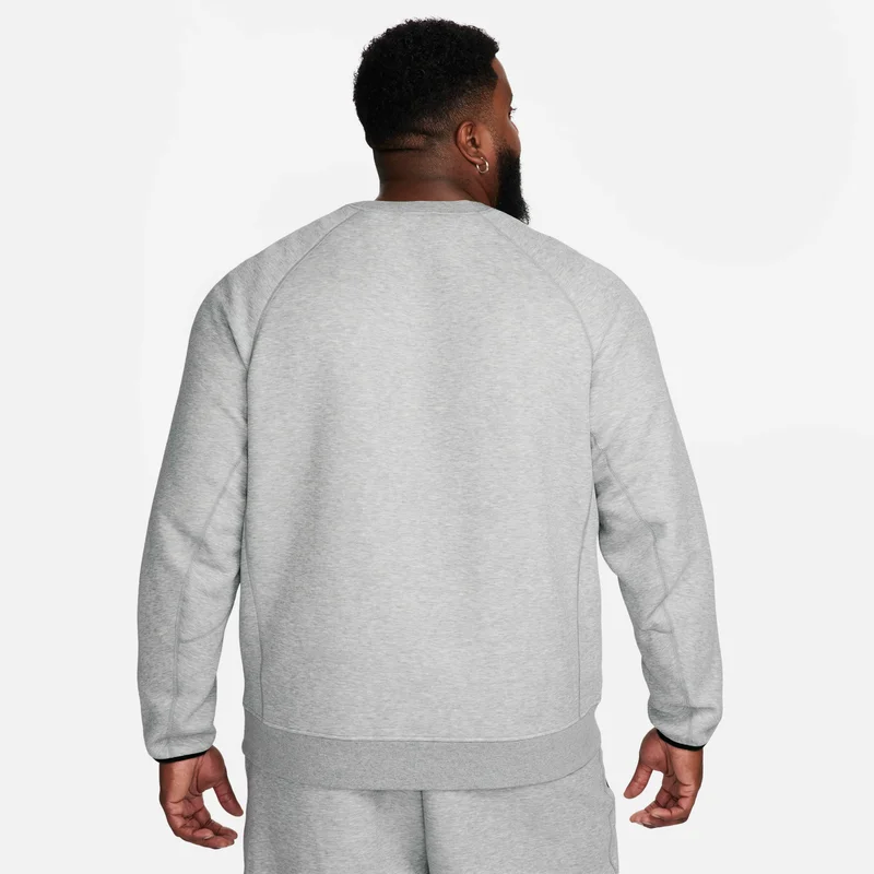 Nike Grey Men's Sportswear Tech Fleece Crew for Men | Best Price UAE