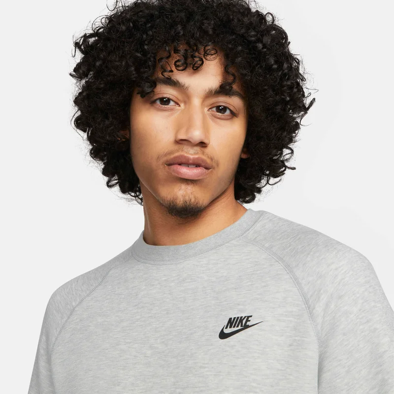 Nike Grey Men's Sportswear Tech Fleece Crew for Men | Best Price UAE