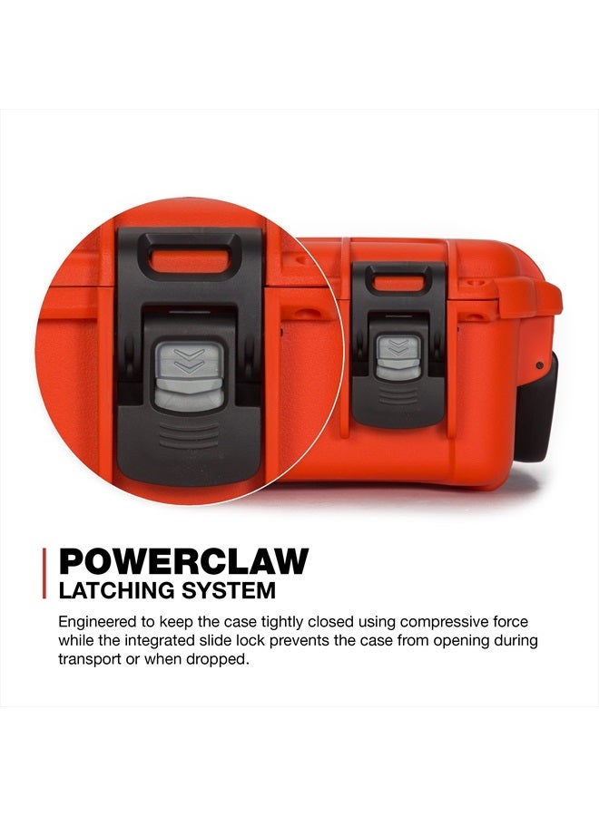 Nanuk 904 Waterproof Hard Case with Foam Insert - Orange - Image 4