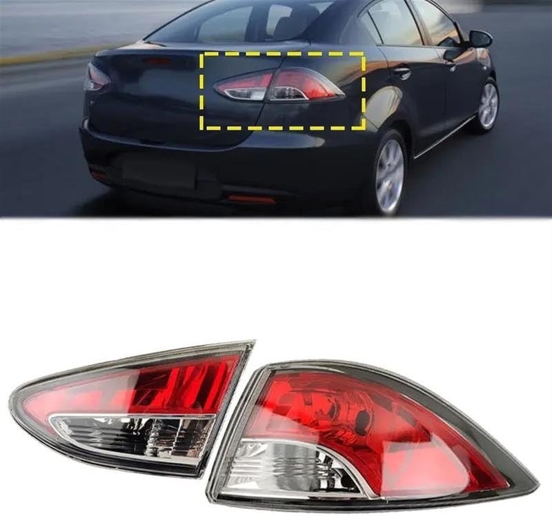 DEMULAX Rear Brake Light for Mazda 2 M2 Sedan 2008-2012 - Image 4