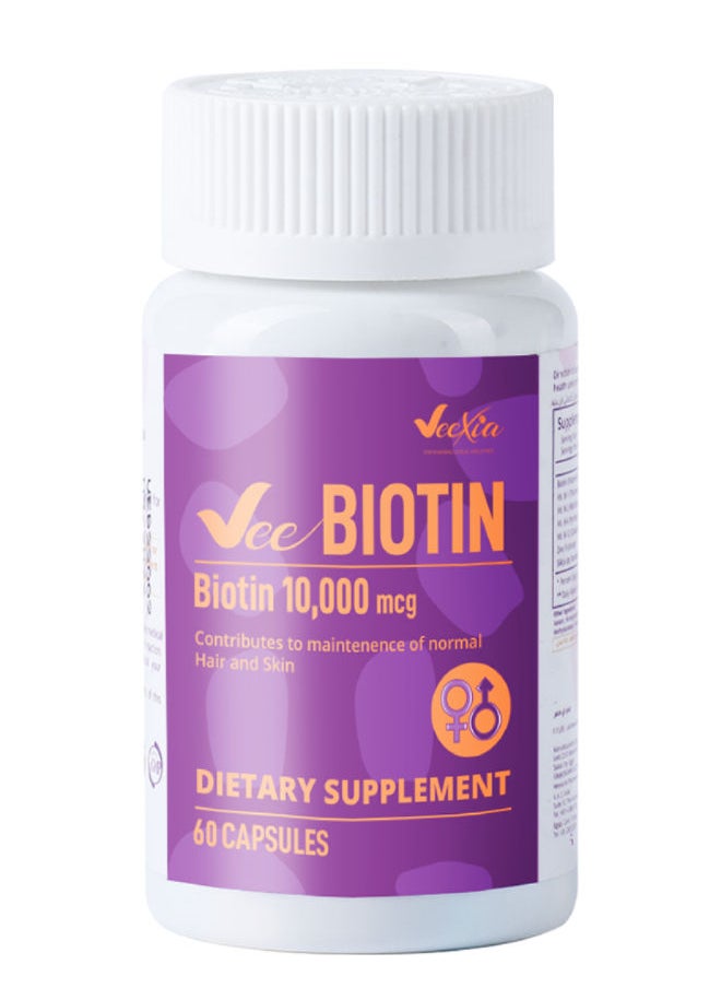 Veexia 60 Capsules Vee Biotin 