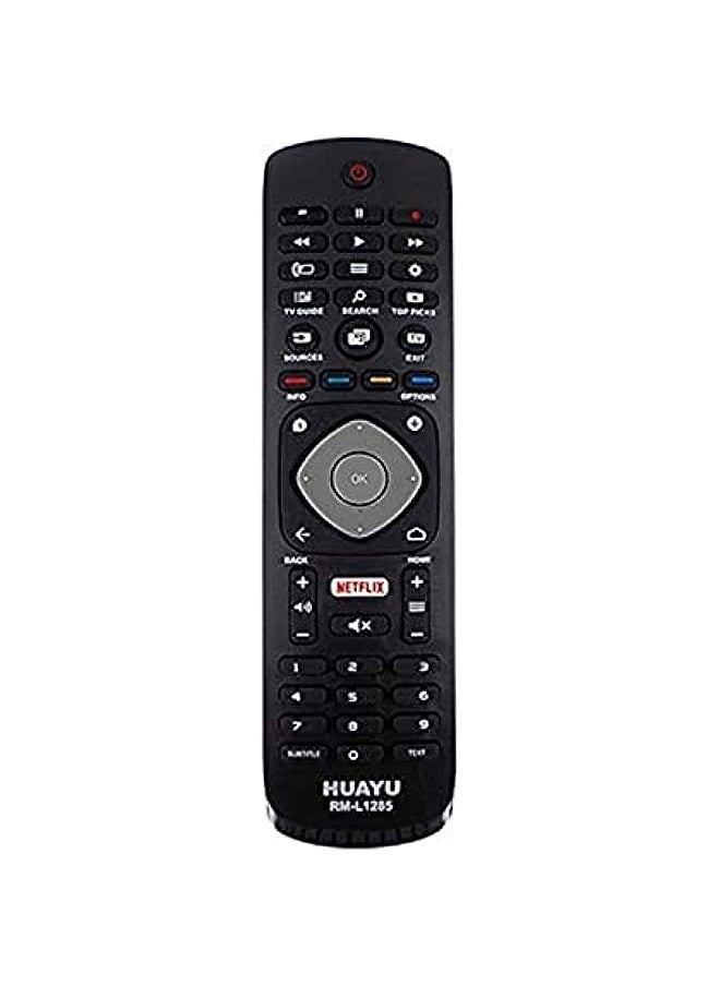 Raxoom HUAYU Universal Remote Control, Rm-L1285 For Philips LCD/LED/Plasma TV + For Netflix Button (Black) - Image 1