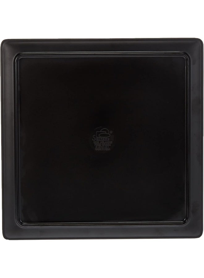 Servewell Servewell Melamine Horeca Black Embossed Plate 12Cm  - Image 3