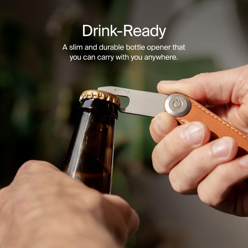 Orbitkey Bottle Opener for Key Organizer or Key Ring | Slim Profile Design, Easy to Take with You, Opens Bottles Everywhere | Compatible with Orbitkey Key Organizer & Key Ring - Image 2