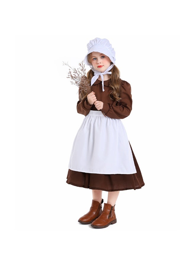 NIBEMINENT Stage play performance of the maid art photo dress of the manor, countryside and farm - Image 1