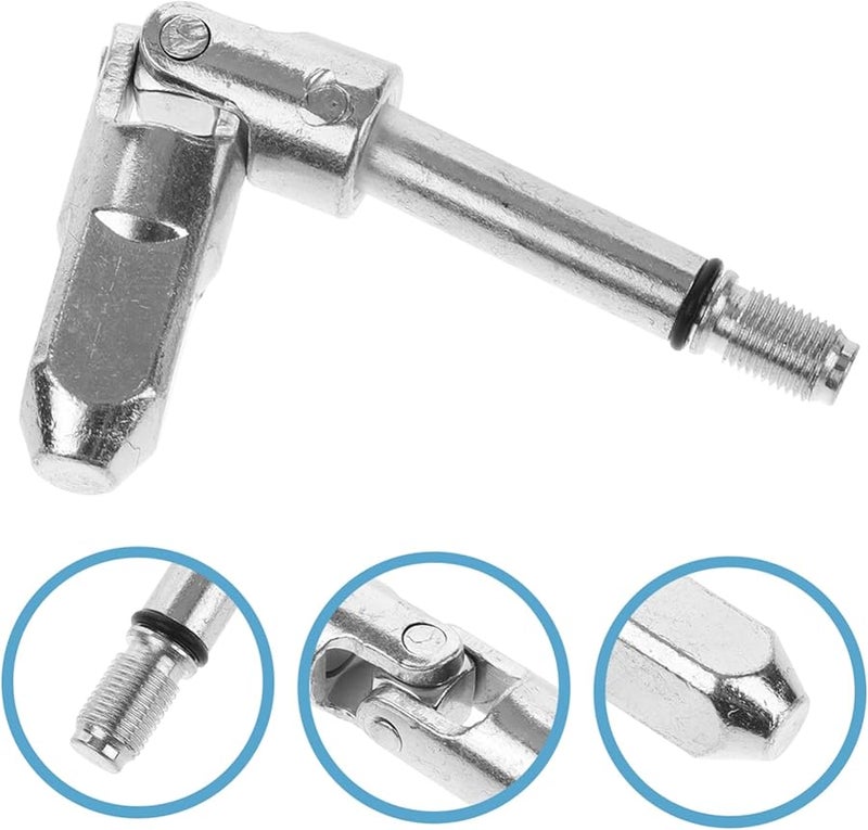 2Pcs Trailer Jack Cardan Head Upgrade Kit Horizontal Design Safe Lifting - Image 5