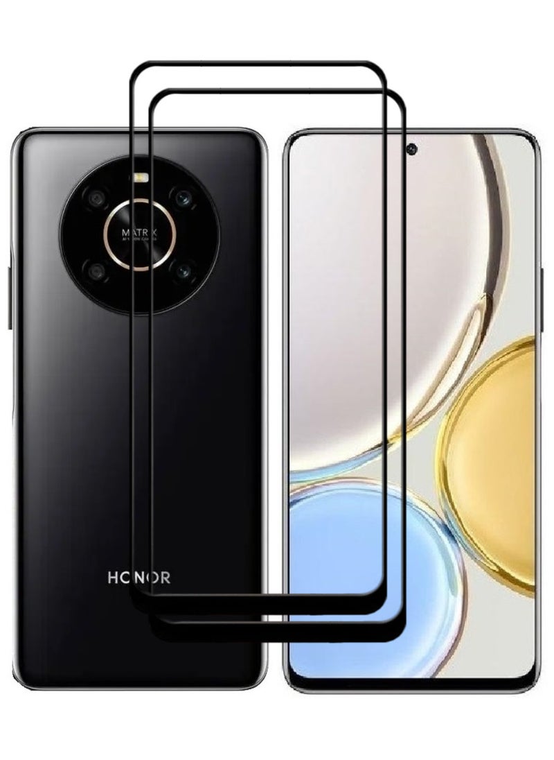 ACLIX 2 Pieces Antistatic ESD Dustproof Premium Quality High Definition Tempered Glass Screen Protector Designed For Honor X9 - Image 1