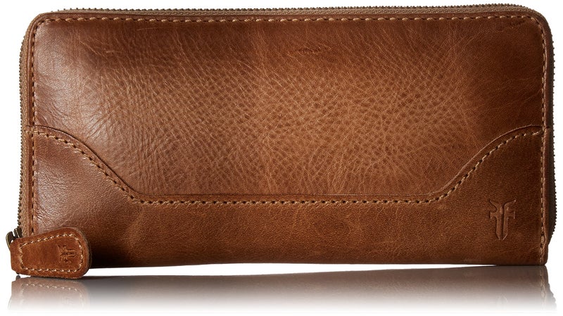 Frye Melissa Zip Around Leather Wallet,Brown,One size - Image 4