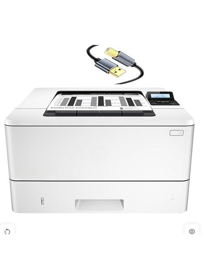 طابعة ليزر أحادية اللون A4 بسرعة 40 صفحة بالدقيقة، دقة 1200×1200dpi، اتصال USB وEthernet، شاشة LCD للمستندات المكتبية - Image 1