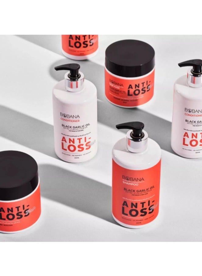 بوبانا قناع الشعر بزيت الثوم الأسود - ترطيب عميق وتقوية - (500 غرام) - Image 4