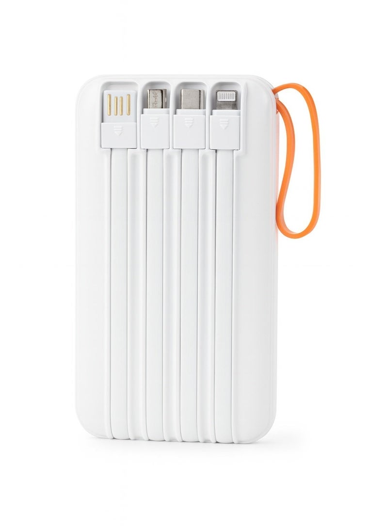 فوجي باور بانك فوجي بسعة 30000 مللي أمبير مع شحن سريع بقوة 22.5 واط | منفذ USB-C بتقنية PD ومنفذ USB واحد | كابل شحن متعدد | شاشة LED رقمية وإضاءة تخييم | شاحن محمول عالي السعة لأجهزة iPhone وSamsung وiPad وغيرها | مثالي للاستخدام في الهواء الطلق والتخييم والمنزل - Image 2