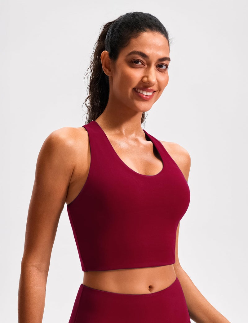 JOYSPELS Sports Bras for Women Extra Comfort Criss-Cross Back Padded Workout Tops for Women Medium Support - Image 2