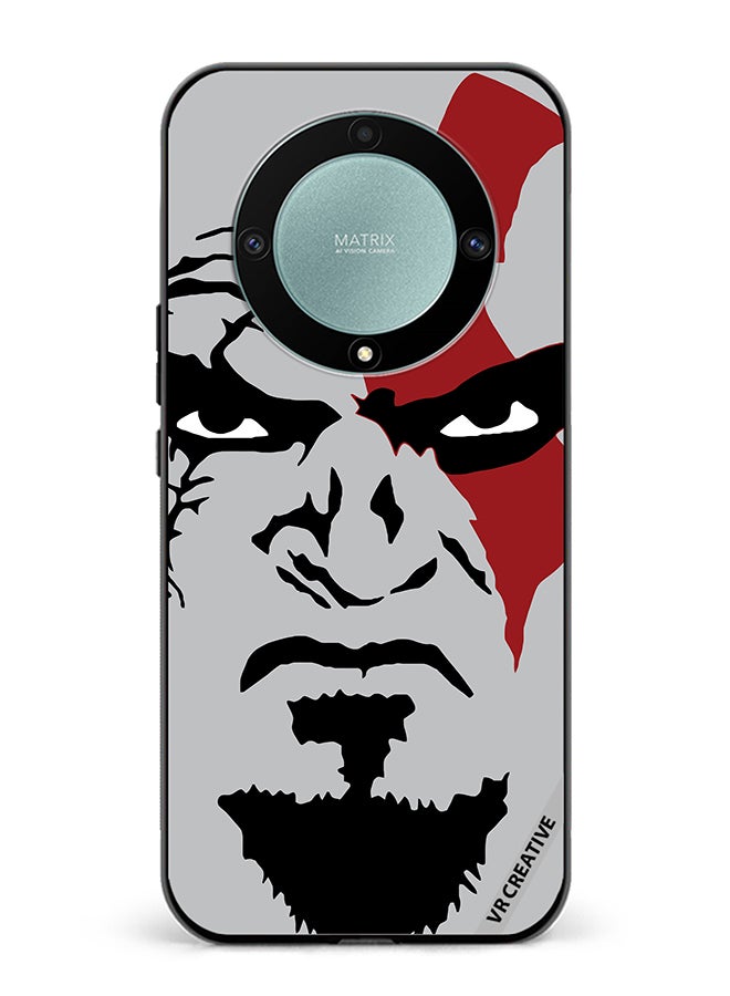 VR CREATIVE Protective Case Cover For Honor X9b Face God Of War Design Multicolour - Image 1