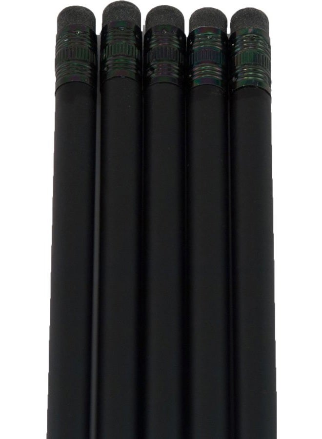 Graphite Pen & Pencil Company Ultra Premium Matte Black (Black Wood Matte Black with Black Eraser)(#2HB Lead) (Matte Black)(Bag of 36) - Image 3