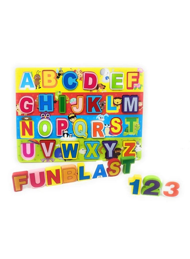 فنبلاست لوحة تعليمية خشبية ملونة من فن بلاست للأطفال مزودة بمقابض، صينية لوح خشبي تعليمي، مقاس 30 × 22 سم، متوفرة بأربعة أشكال مختلفة (عدد) - Image 3