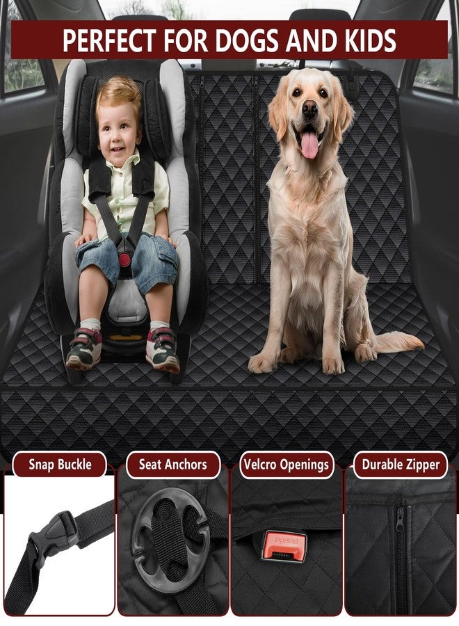 PLALEI Dog Car Seat Cover for Back Seat, Waterproof Back Seat Cover for Dogs, Scratchproof Bench Seat Cover, Backseat Protector Fits Middle Armrest, Portable Dog Hammock, Suitable for Cars SUVs Trucks - Image 3