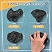 Soulchen 20 Pcs Rock Climbing Holds for Climber 3 Shapes Extra Large Rock Climbing Stones Wall Grips with Wrench Screw for Indoor and Outdoor Playground Backyard Park Play Set Back to School Gift - Image 4