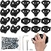 Soulchen 20 Pcs Rock Climbing Holds for Climber 3 Shapes Extra Large Rock Climbing Stones Wall Grips with Wrench Screw for Indoor and Outdoor Playground Backyard Park Play Set Back to School Gift - Image 2