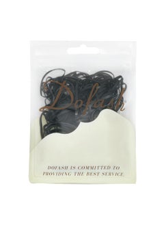 Dofash 2  75MM Snagfree Elastic Hair Ties Rubber Bands for Hair Elastic Hair Bands Hair Rubber Bands Hair Elastics for Womens Hair  150pcs Black
