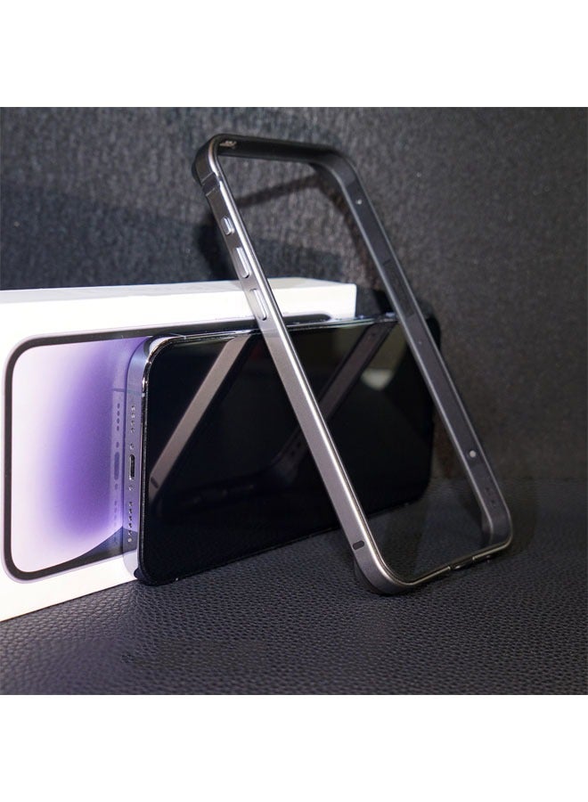 عام Aluminum Alloy Phone Case for iPhone 15 promax/15 plus/15 pro/15 تغطية خلفية مع إطار معدني وحماية للكاميرا، باللون الرمادي، من أجل iPhone 15 promax/15 plus/15 pro/15 - Image 4