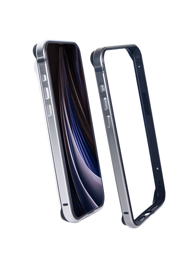 عام Aluminum Alloy Phone Case for iPhone 15 promax/15 plus/15 pro/15 تغطية خلفية مع إطار معدني وحماية للكاميرا، باللون الرمادي، من أجل iPhone 15 promax/15 plus/15 pro/15 - Image 3