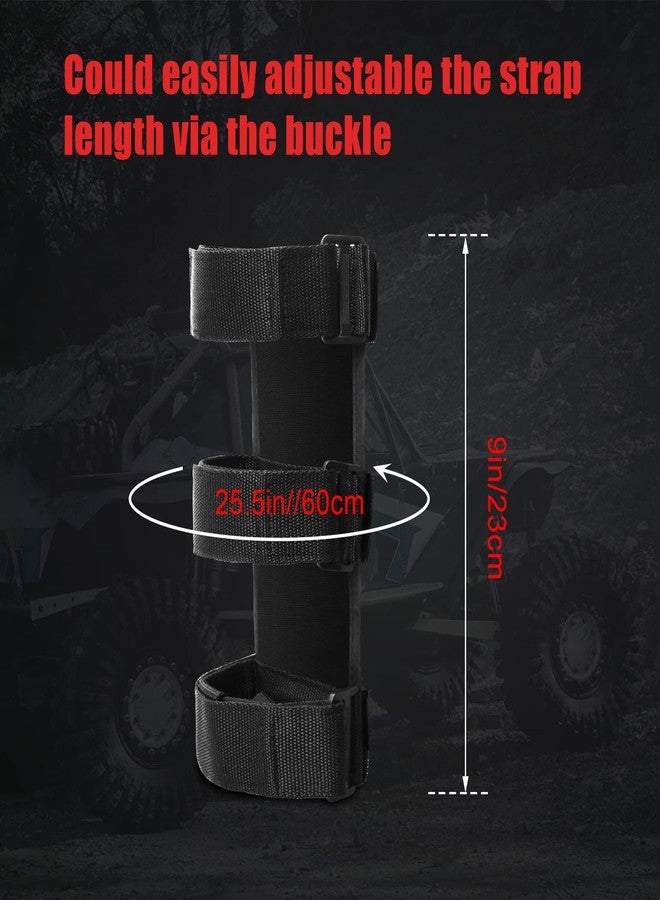 لوكسيف حامل طفاية حريق Luxiv لسيارة Jeep، ملحق من جهة خارجية لسيارة Jeep Wrangler، حزام قضيب لف حامل طفاية الحريق لسيارة Jeep Wrangler CJ، YJ، TJ، LJ، JK، JKU، JL، JLU - Image 5