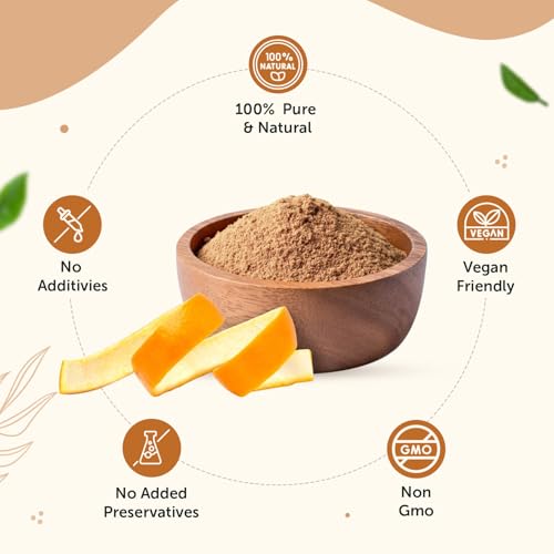 Neuherbs Orange Peel Powder 100g (Pack of 1) For Men & Women | Natural Exfoliator To Improve Skin Tone | Cruelty & Paraben Free | With No Artificial Colour & Additives - Image 4