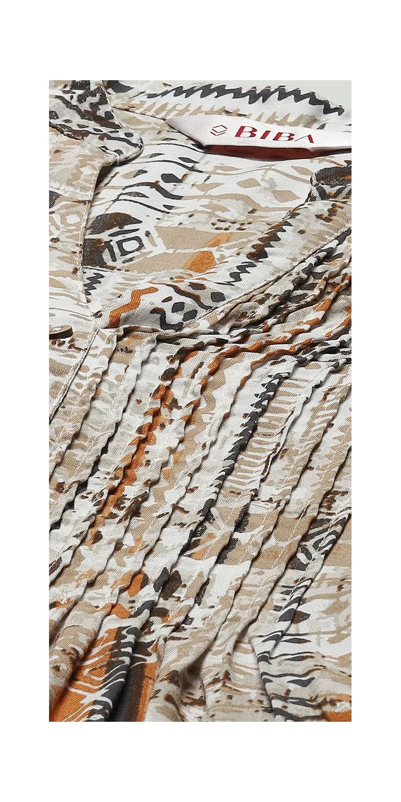 بيبا كورتا قصيرة بنية مطبوعة