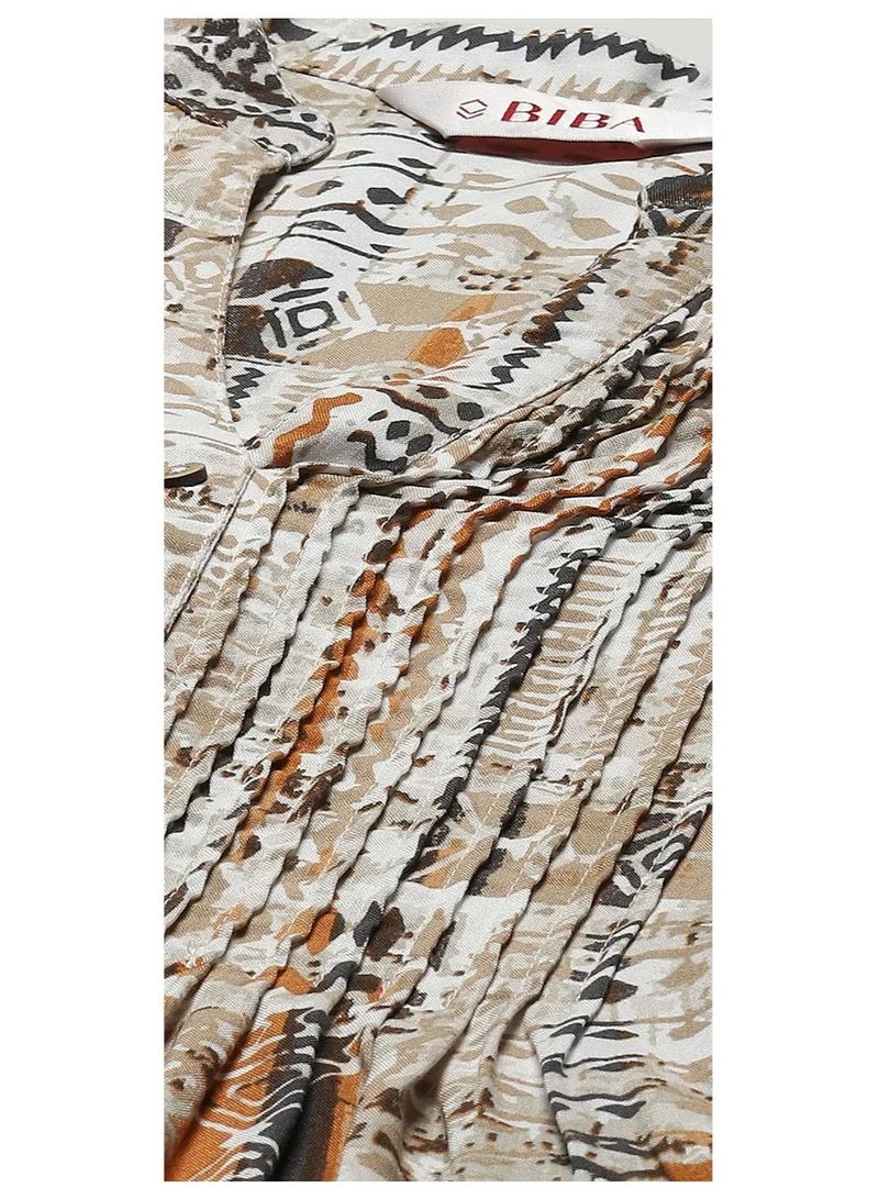 بيبا كورتا قصيرة بنية مطبوعة