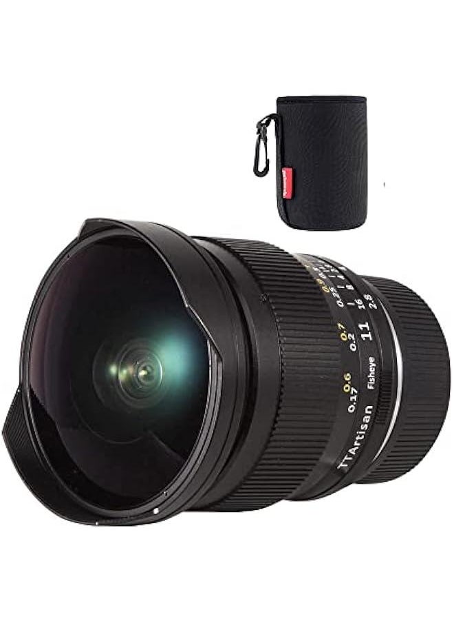 Arabest TTartisan 11mm F2.8 Ultra-Wide Fisheye Manual Cameras Lens Campatible with Sony Camera with Lens Pouch Bag  - Image 1