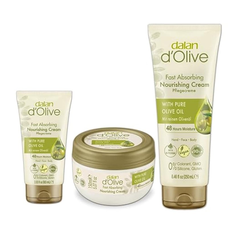 DALAN D'OLIVE FACE-HAND-BODY CREAM 250ML OLIVE OIL - Image 4