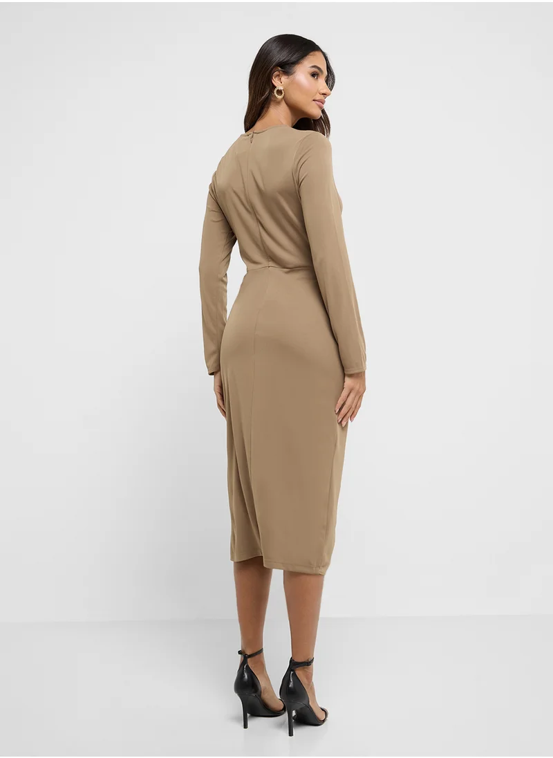 لورين رالف لورين Knitted Wrap Dress